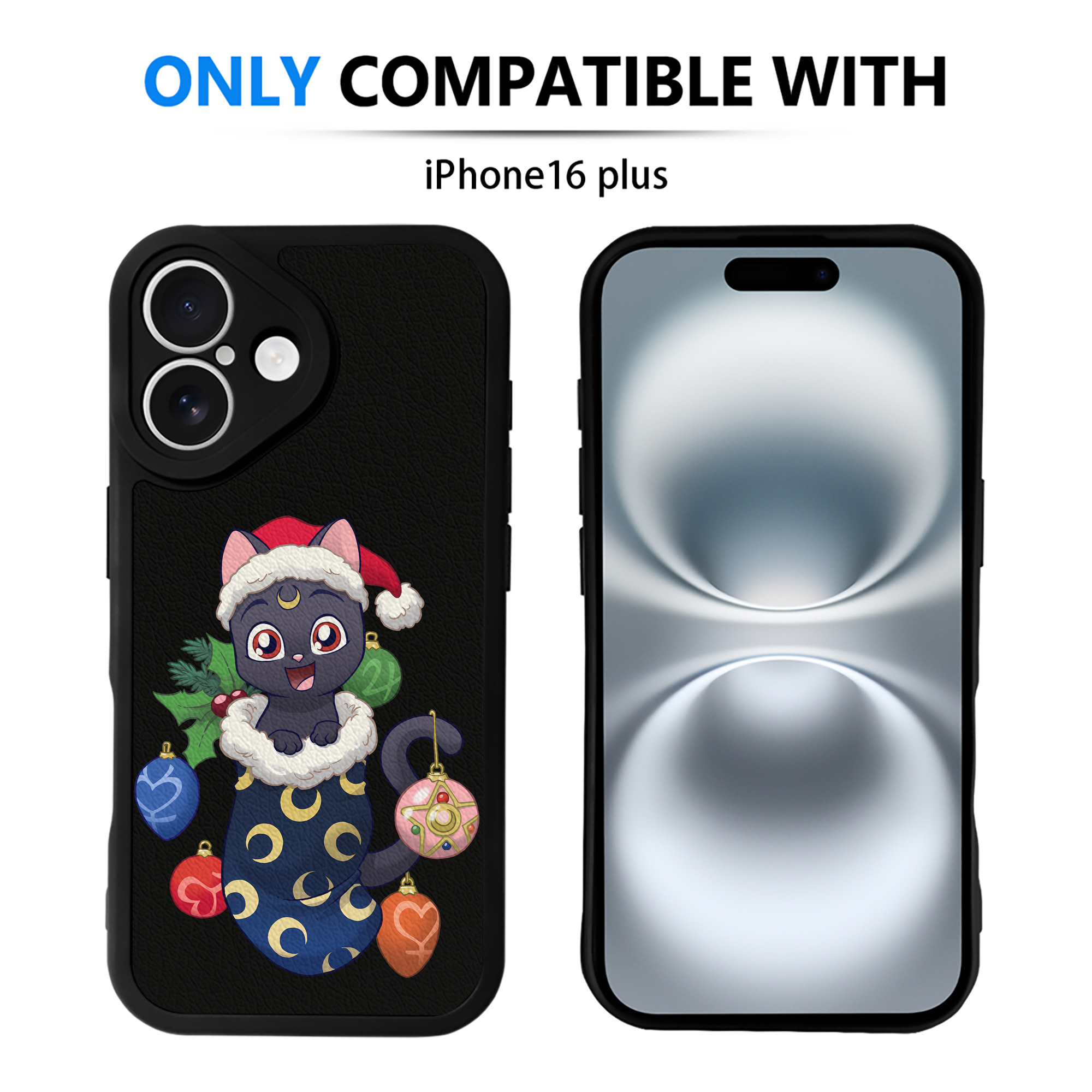 （画像用） 美少女戦士セーラームーン Sailor Moon 【iPhone 16シリーズ対応】シリコンスマホケース（レザー調） 材質：シリコン